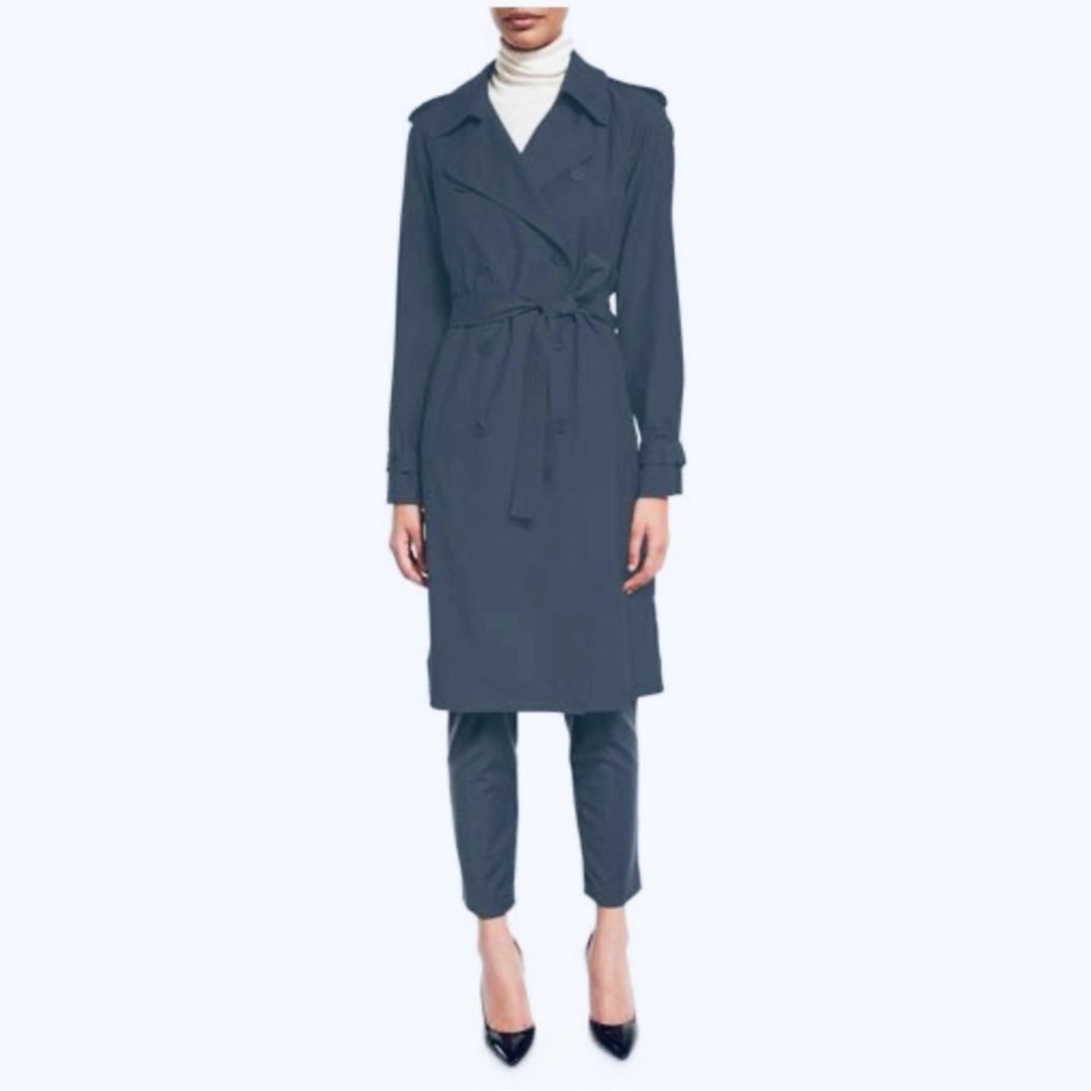Theory LAURELWOOD B. Wool Trench Coat - Picture 2 of 13